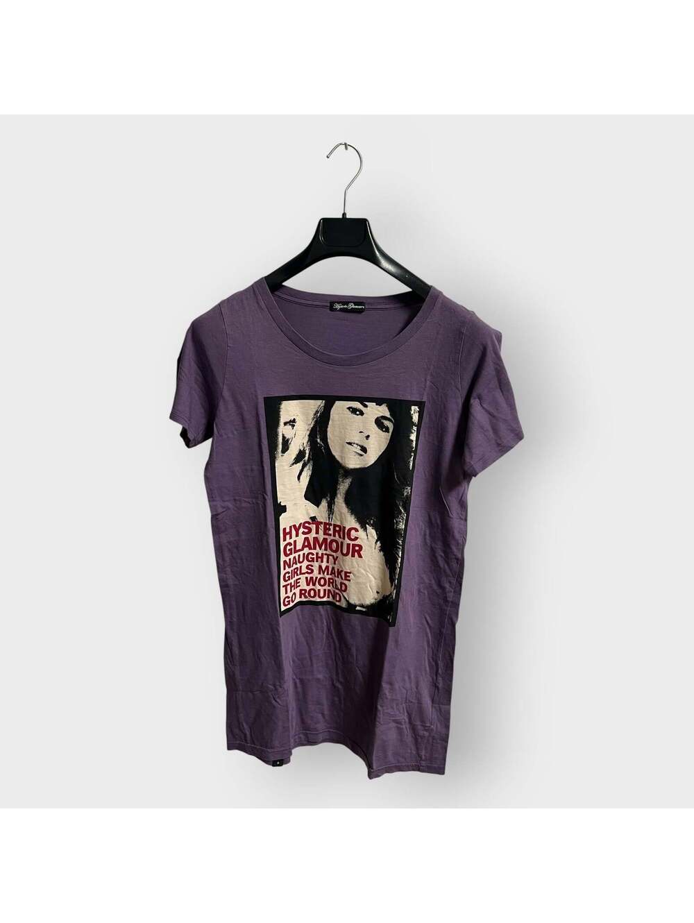 Hysteric Glamour Naughty Girls Graphic Tee Purple Size L Vintage